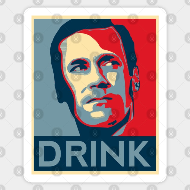 Drink Poster Sticker by JohnLucke